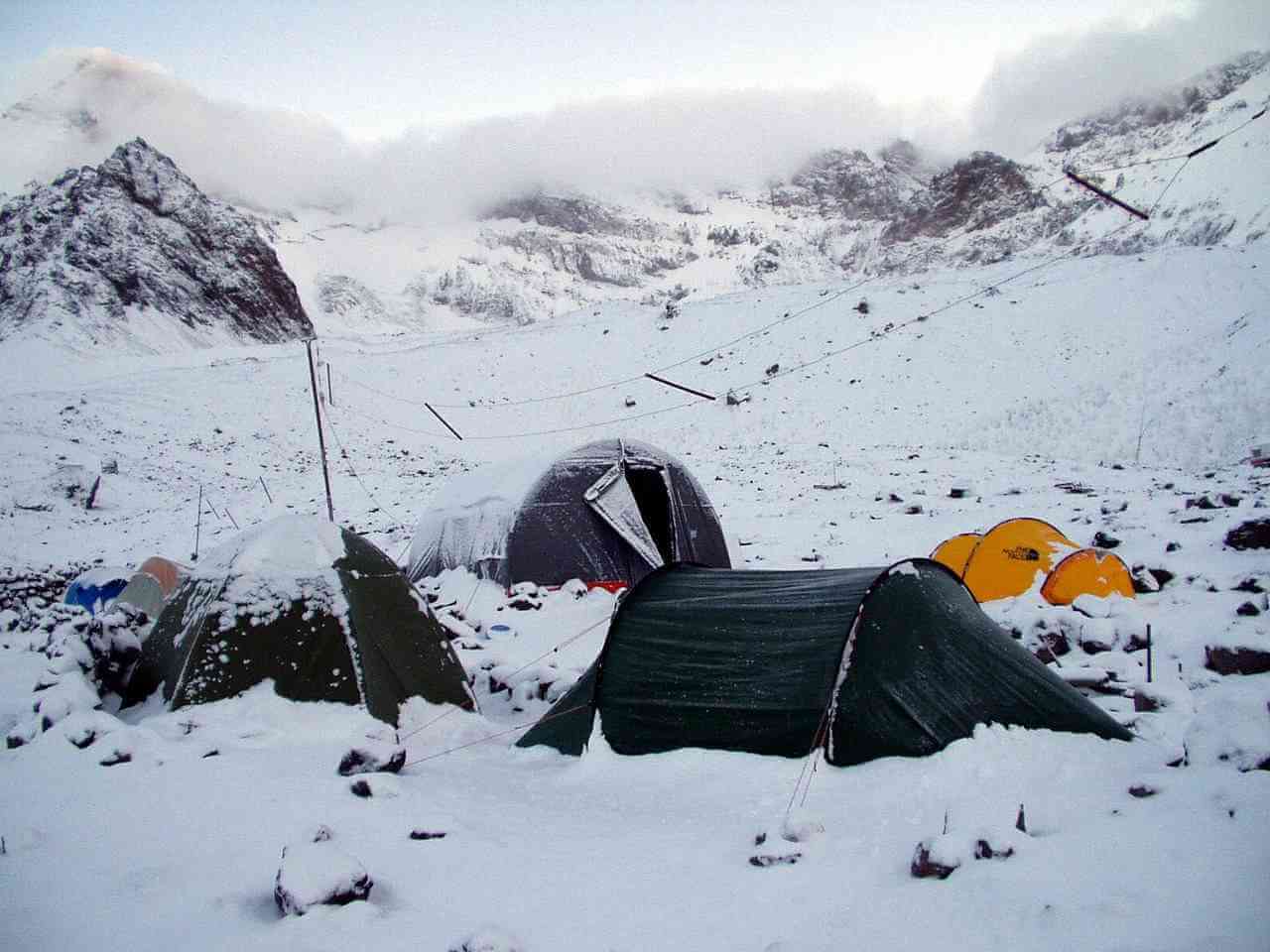 Obóz Berlin - najwyższy szczyt Południowej Ameryki