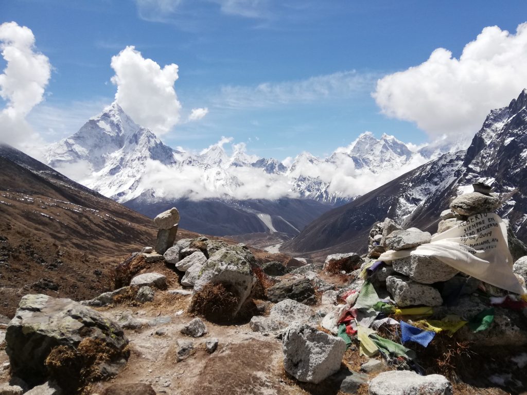 widok na Himalaje